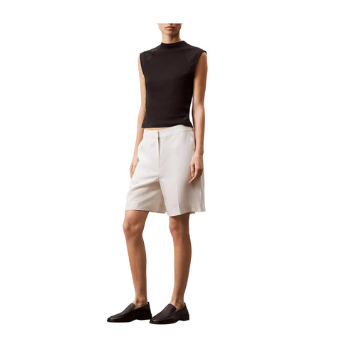 Calvin Klein Bermuda Bermuda Donna in misto lino 34 - Francavilla Moda